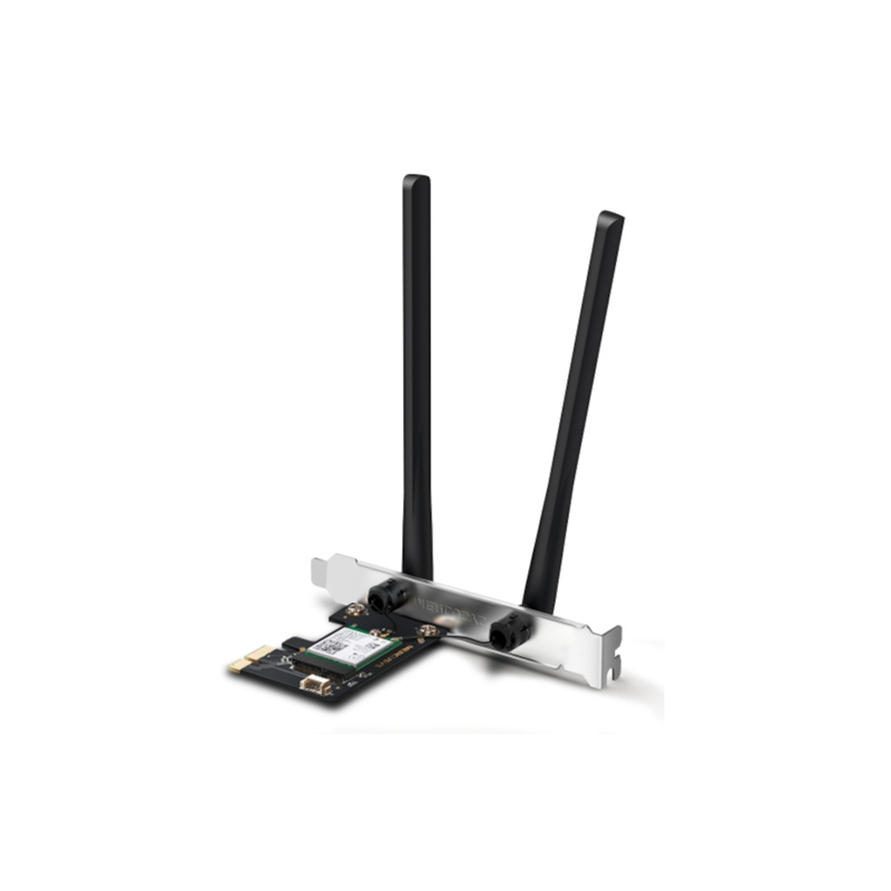 TARJETA PCI-E MERCUSYS WIFI-6 DUALBAND Y BLUETOOTH 5.2 MA80XE AX3000