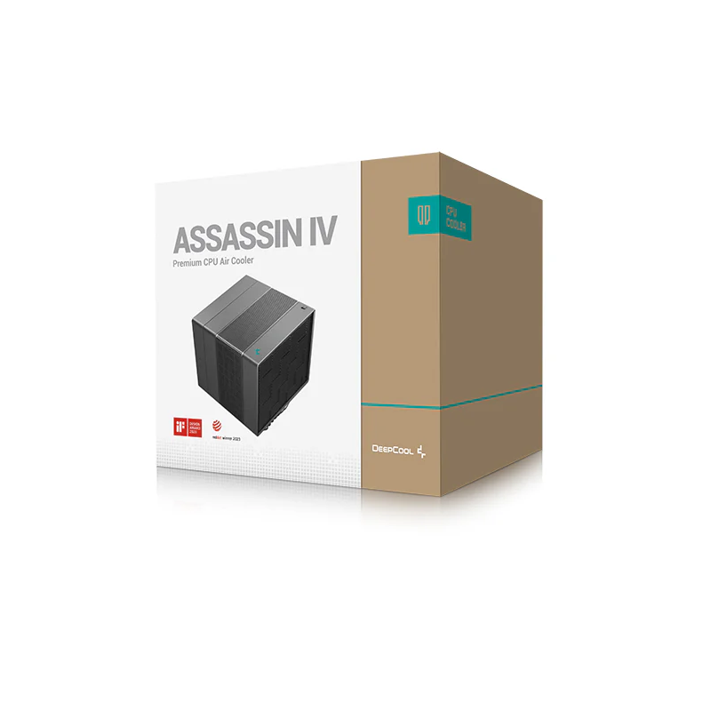 DISIPADOR DE AIRE DEEPCOOL ASSASSIN IV PARA PROCESADOR INTEL 1700 Y AMD AM5 NEGRO R-ASN4-BKNNMT-G