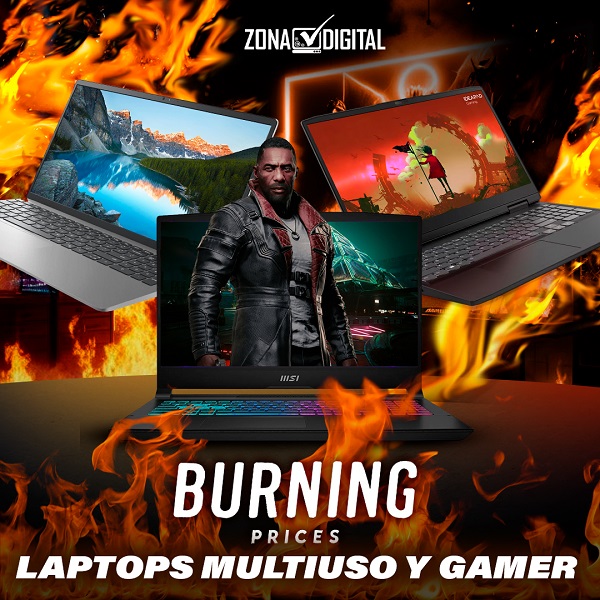 Burning Laptops