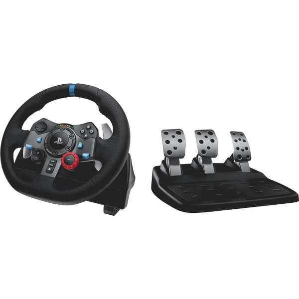 KIT TIMON Y PEDALES DRIVING FORCE LOGITECH G29 PC PS5 PS4 PS3 941-000110