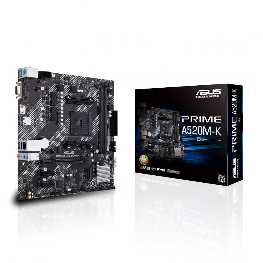 MOTHERBOARD ASUS PRIME A520M-K AM4 90MB1500-M0EAY0