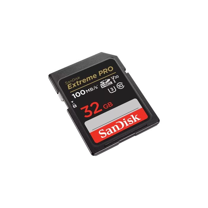 Memoria Micro SD 32GB Sandisk Extreme Pro Cámara Acción A1 V30 U3  SDSQXCG-032G-GN6MA