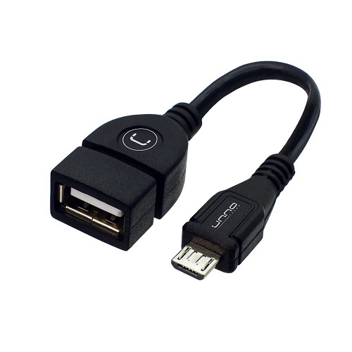 CABLE OTG DE MICRO USB A USB HEMBRA UNNO AD4201BK
