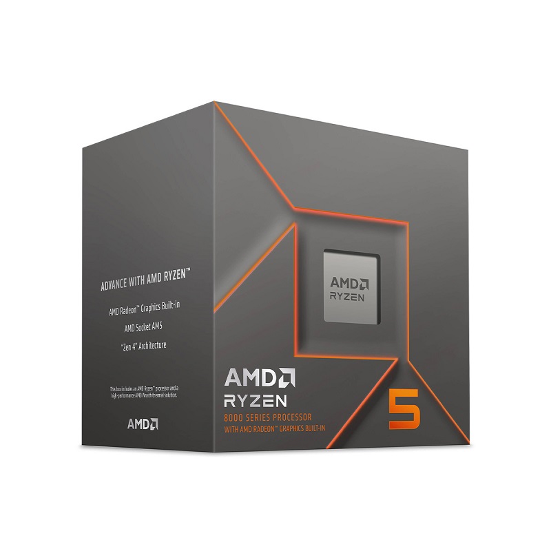 PROCESADOR AMD RYZEN 5 8600G 6C/12T 4.3-5.0GHz 22MB RADEON 760M AM5 