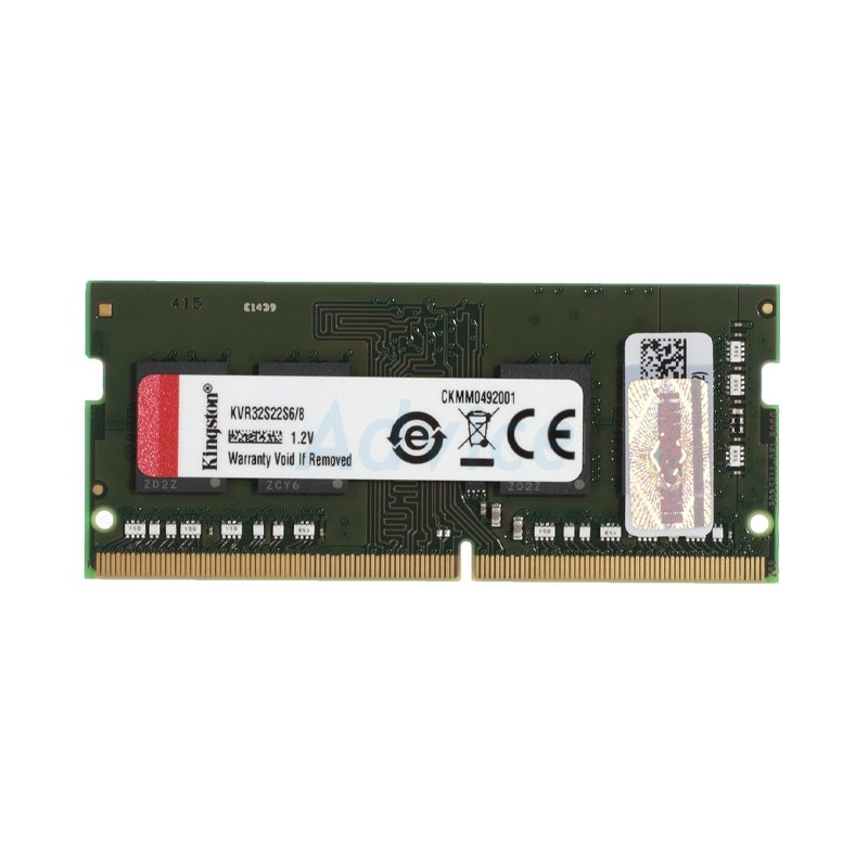 MEMORIA RAM DDR4 8GB KINGSTON 3200MHz LAPTOP KVR32S22S6/8