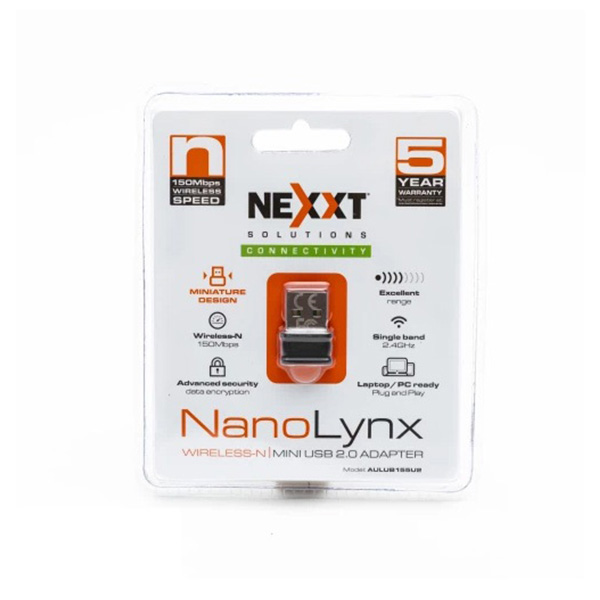 TARJETA USB WIFI NEXXT NANO LYNX 150MBPS AULAB155U2