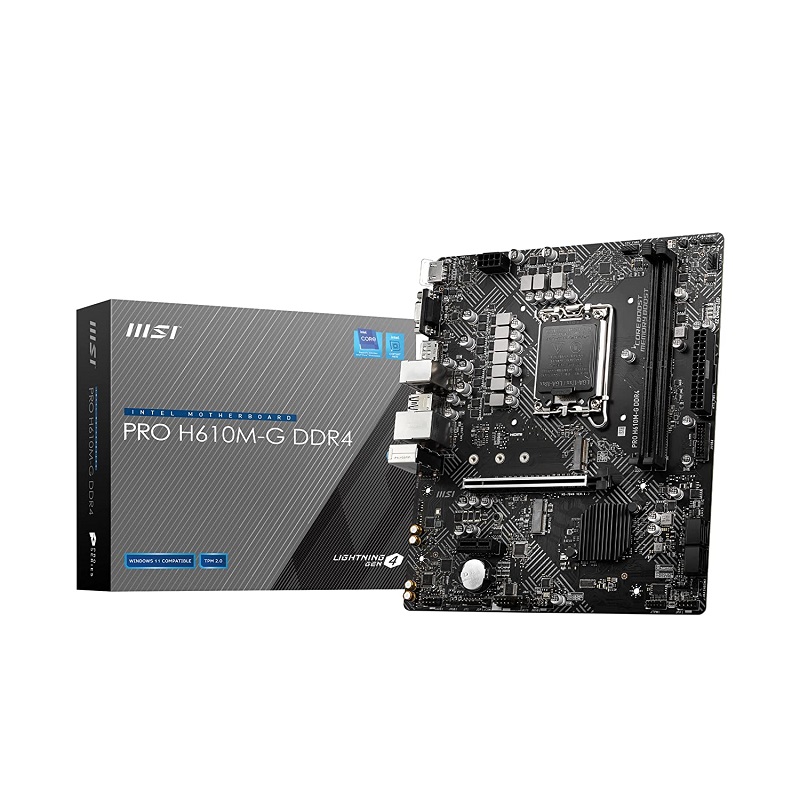 MOTHERBOARD MSI PRO H610M-G DDR4 LGA1700 911-7D46-020