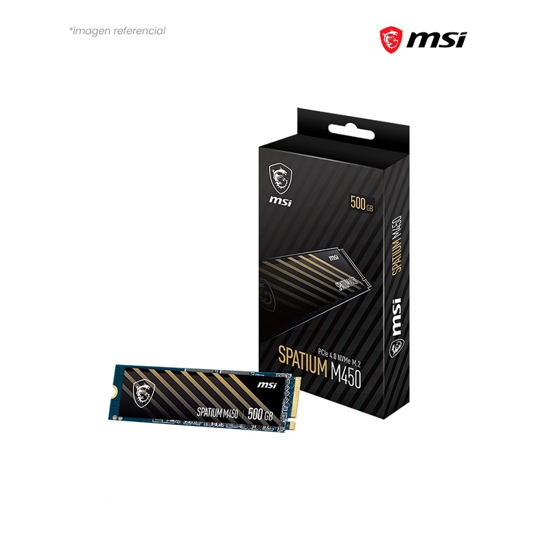UNIDAD DE ALMACENAMIENTO M.2 MSI SPATIUM M450 500GB PCI-E 4.0