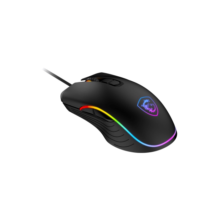 MOUSE USB MSI FORGE GM300 7.2K DPI RGB 5 MODE 7 BOTONES