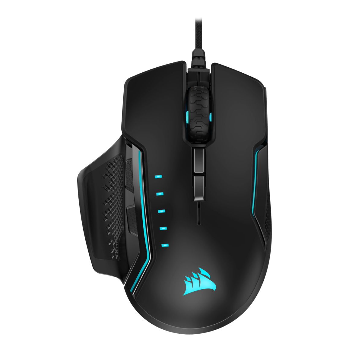 MOUSE USBCORSAIR GLAIVE RGB PRO CH-9302211-NA GRIPS INTERCAMBIABLES