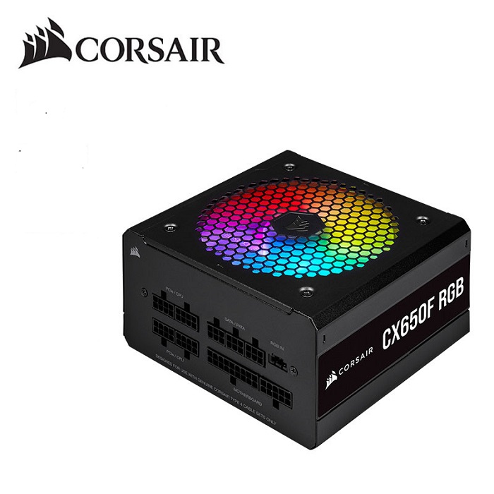 FUENTE PODER CORSAIR CX650F RGB 650W 80+BRONCE CP-9020217-NA