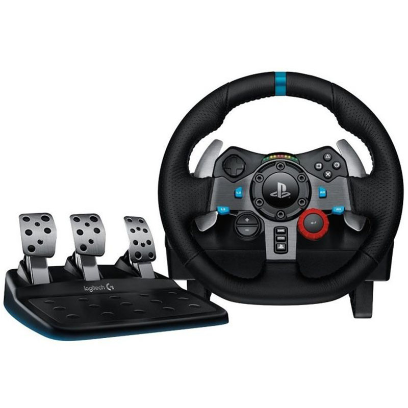 KIT TIMON Y PEDALES DRIVING FORCE LOGITECH G29 PC PS5 PS4 PS3 941-000111
