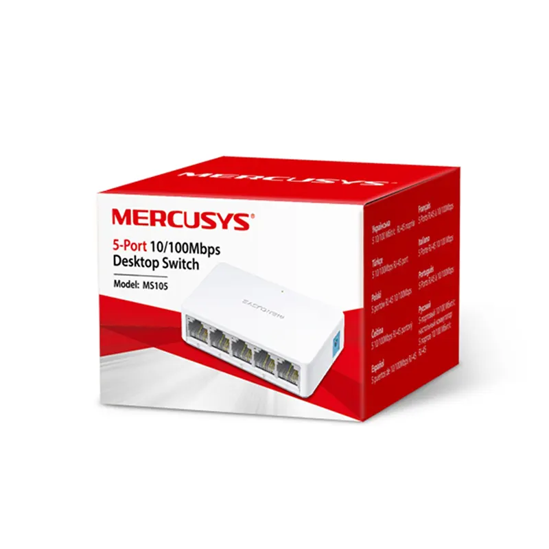 SWITCH MERCUSYS 5 PUERTOS MS105 10/100Mbps