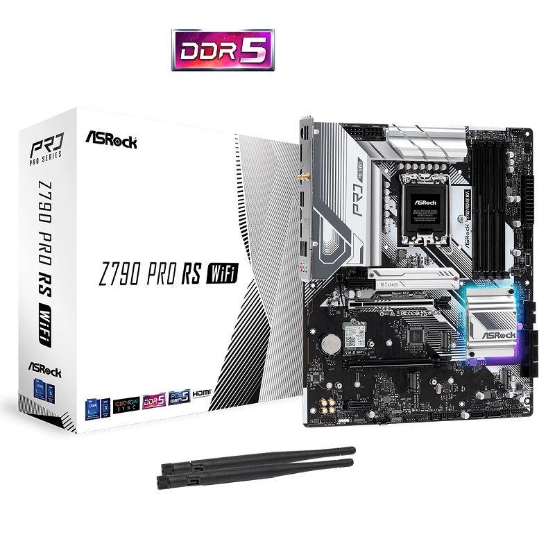 MOTHERBOARD ASROCK Z790 PRO RS WIFI DDR5 LGA1700 90-MXBL50
